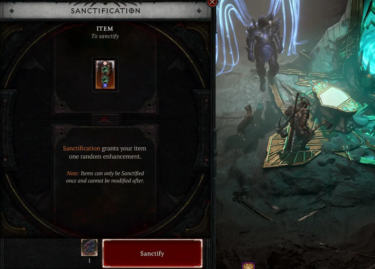 Sanctification diablo 4 season 11